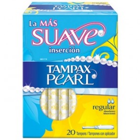 TAMPAX tampones pearl regular caja 20 unidades